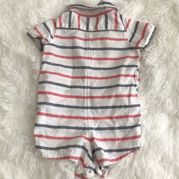 GAP RED WHITE and BLUE baby romper - Picture 4 of 4